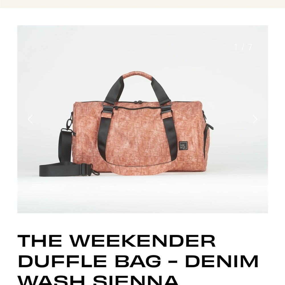 Weekender Duffle Bag - Denim Wash Sienna